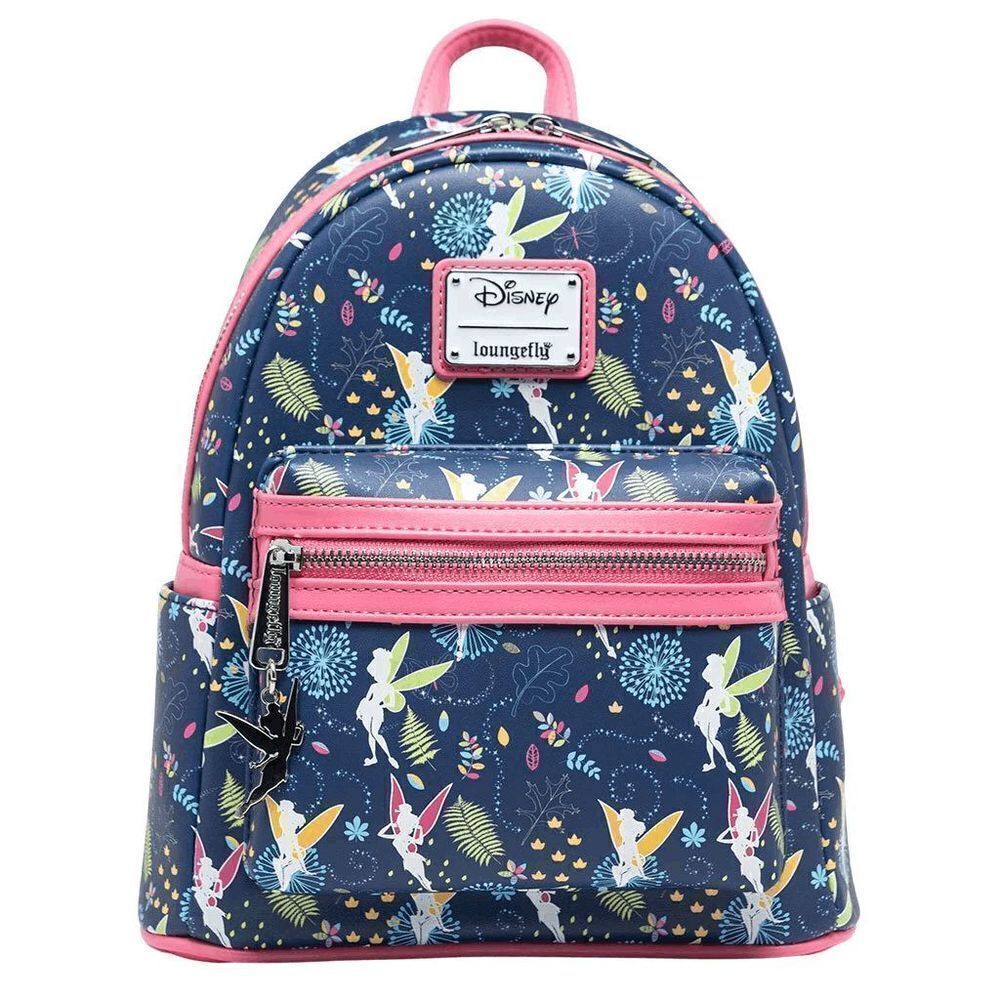 Loungefly Disney Peter Pan PINK Tinkerbell Glow In The Dark Mini Backpack